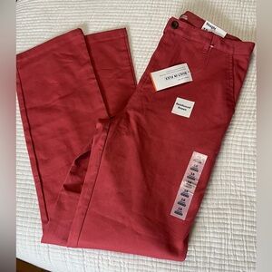 Old Navy Boy’s Straight Fit Chinos in Brick Red
